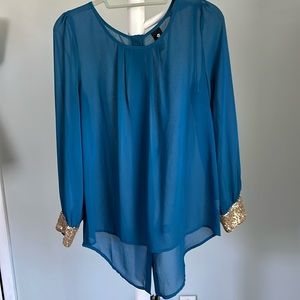 Teal Blouse